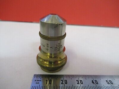 ANTIQUE BRASS BECK OPTICS OBJECTIVE MICROSCOPE PART LONDON AS PICTURED &87-FT-43