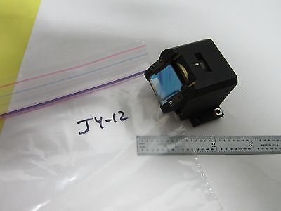 OPTICAL MICROSCOPE LEITZ BRASS MOUNTED BEAM SPLITTER + LENS OPTICS AS IS B#J4-12