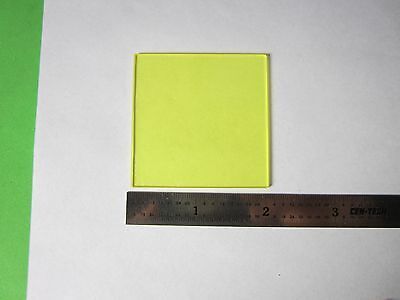 OPTICAL YELLOW FILTER LASER OPTICS BIN#32-89