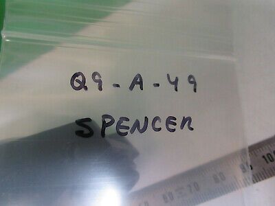 SPENCER AO VINTAGE MOUNTED GLASS PRISM MICROSCOPE PART AS PICTURED Q9-A-49