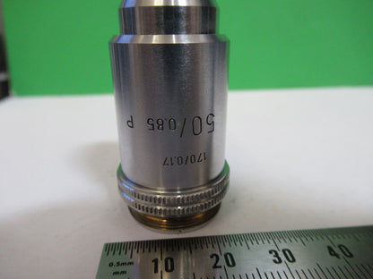 LEITZ POL POLARIZATION 50X /170 OBJECTIVE MICROSCOPE PART AS PICTURED &R2-A-53