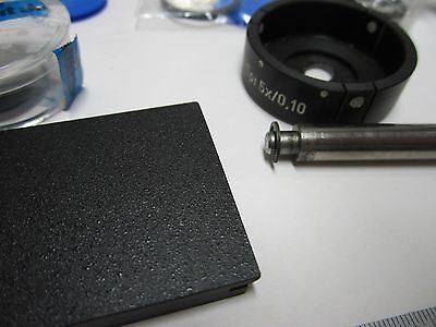 LOT MICROSCOPE PART POLYVAR REICHERT LEICA OPTICAL FILTERS NICE OPTICS BIN#53-25