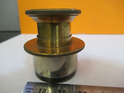 ANTIQUE BRASS RARE GUNDLACH EYEPIECE MICROSCOPE PART OPTICS AS PICTURED P6-A-01