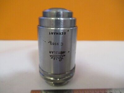 LEITZ WEZTLAR OBJECTIVE PL 32X INFINITY OPTICS MICROSCOPE PART AS PIC &H8-C-18