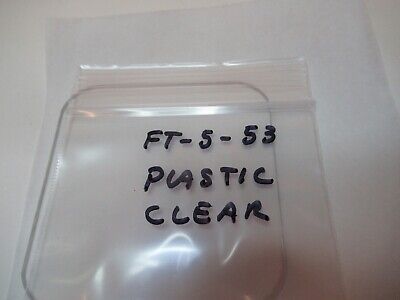 OPTICAL GLASS PLATE PLASTIC ACRYLIC LASER OPTICS AS PICTURED &FT-5-53