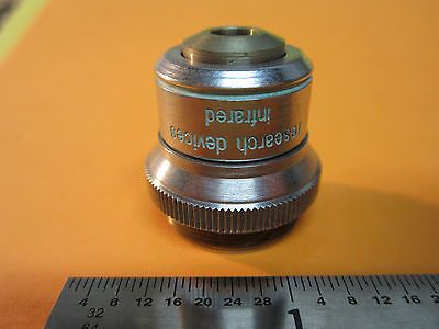 OPTICAL MICROSCOPE OBJECTIVE INFRARED RESEARCH DEVICES 6X OPTICS BIN#B1-88-07