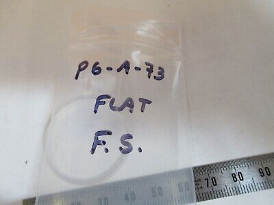 OPTICAL FUSED SILICA FLAT LENS OPTICS AS PICTURED &P6-A-73