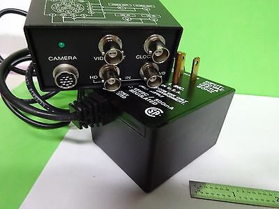 MICROSCOPE PART CAMERA POWER SUPPLY SIGNAL CONDITIONING OPTICS AS IS BIN#W3-45