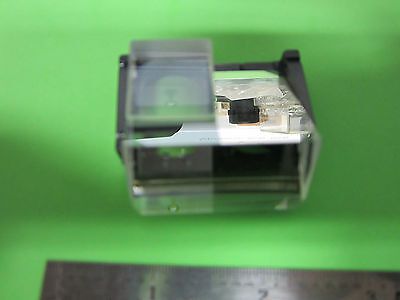 OPTICAL MICROSCOPE PART PRISM NIKON JAPAN OPTICS BIN #4V xv iii