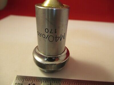 UNITRON M40 40X LENS OBJECTIVE MICROSCOPE PART OPTICS AS PICTURED &T6-A-11