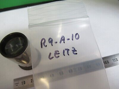 ANTIQUE ERNST LEITZ 10X EYEPIECE OCULAR LENS MICROSCOPE PART AS PICTURED R9-A-10