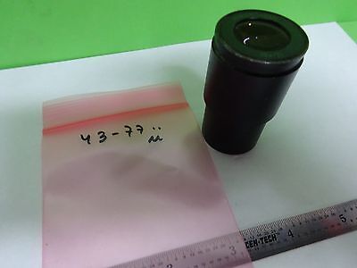 MICROSCOPE PART EYEPIECE OCULAR NIKON JAPAN 10X/21 OPTICS AS IS  BIN#Y3-77