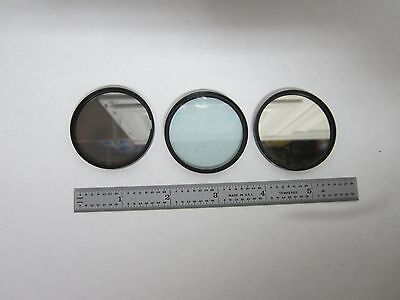 LOT 3 EA OPTICAL OLYMPUS JAPAN FILTERS OPTICS  BIN#N6-31