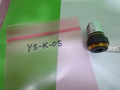 MICROSCOPE PART OBJECTIVE OLYMPUS PLAN 20 20X JAPAN OPTICS AS IS BIN#Y5-K-05