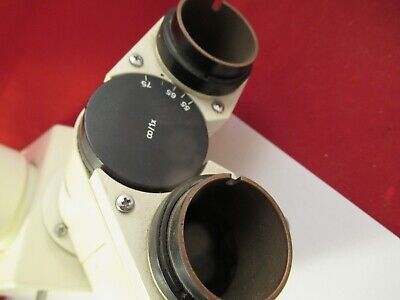 ZEISS GERMANY TRINOCULAR HEAD OPTICS 452910 MICROSCOPE PART AS PICTURED 10-A-11