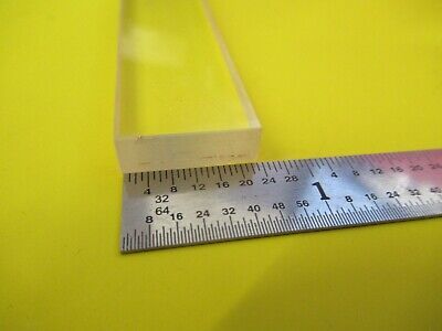 OPTICAL LARGE VERY LONG BAR GLASS BK7 PLANO OPTICS AS PICTURED &FT-6-123