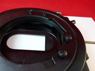 WILD M21 SWISS POL STAGE ROTATABLE TABLE MICROSCOPE PART OPTICS AS IS &87-09