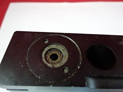 MICROSCOPE PART 563345 IRIS DIAPHRAGM SLIDE LEITZ GERMANY AS PICTURED &95-43