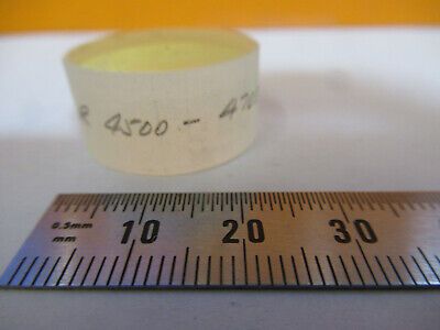 OPTICAL FLAT COATED LENS 450-470 nm PRO LASER OPTICS AS PICTURED P3-A-107