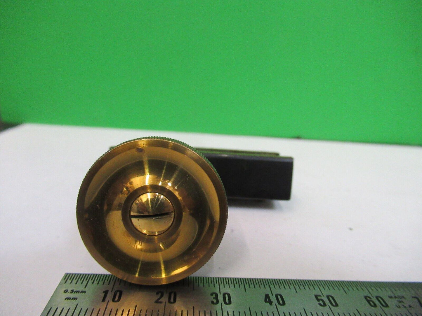 ANTIQUE SEIBERT BRASS CONDENSER ADJUST MICROSCOPE PART AS PICTURED #R1-B-31