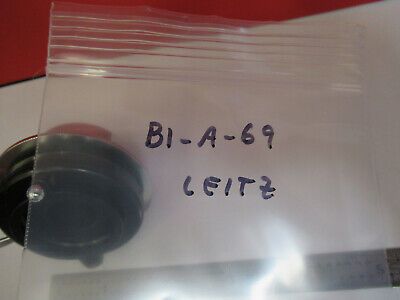 LEITZ WETZLAR CONDENSER + IRIS OPTICS MICROSCOPE PART AS PICTURED &B1-A-69