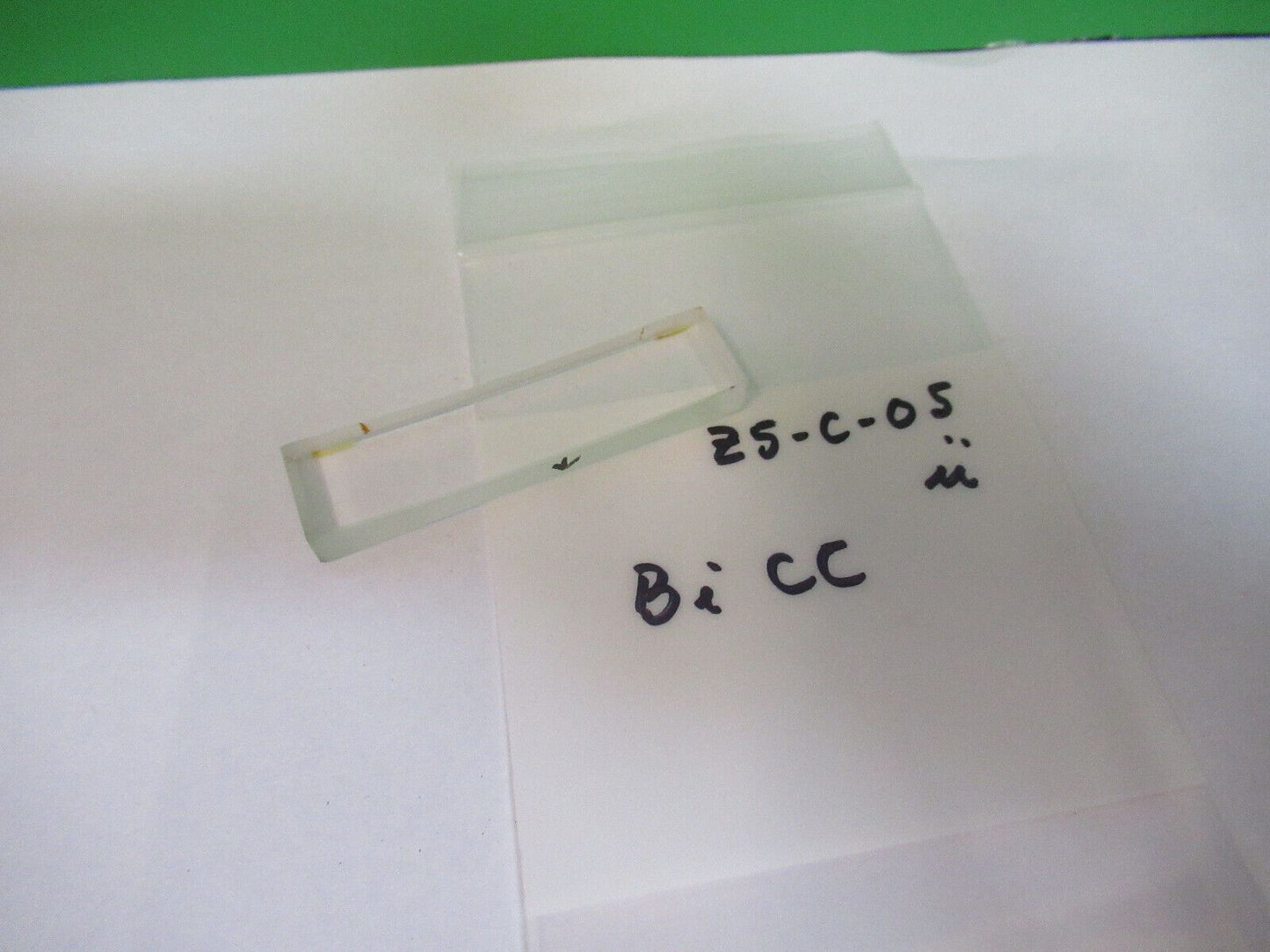 OPTICAL RECTANGULAR LENS BI CONCAVE Bi CC LASER OPTICS AS PICTURED  &Z5-C-05