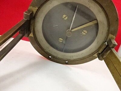 ANTIQUE BRASS COMPAS COMPASS  BRUJULA AS IS #Q5-A-06-B