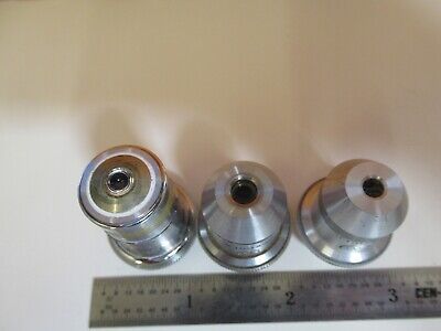 LOT AO AMERICAN OBJECTIVES OPTICS MICROSCOPE PART AS PICTURED &1E-C-97