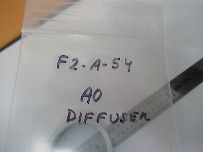 AO MOUNTED DIFFUSER FILTER MICROSCOPE PART AMERICAN OPTICS AS PICTURED &F2-A-54