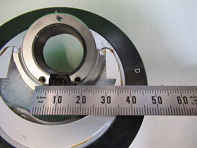 OLYMPUS JAPAN QUAD NOSEPIECE MICROSCOPE PART AS PICTURED #R7-B-69