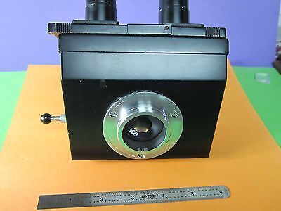 MICROSCOPE DIALUX LEITZ GERMANY TRINOCULAR HEAD AS PICTURED BIN#36