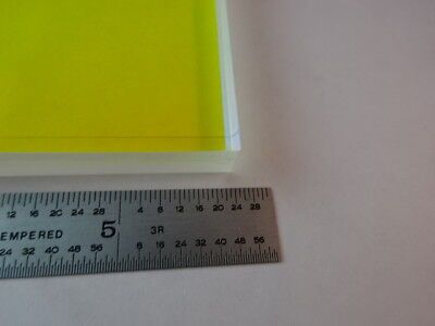 OPTICAL COATED PROFESSIONAL OPTICS GLASS BK7 FLAT PLATE AS IS  #83-A-30