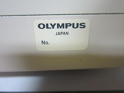 OLYMPUS LARGE HEAD MICROSCOPE PART OPTICS BIN#H2-01