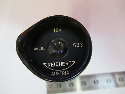 REICHERT AUSTRIA EYEPIECE 10X LENS OCULAR MICROSCOPE PART AS PICTURED 8Y-A-09