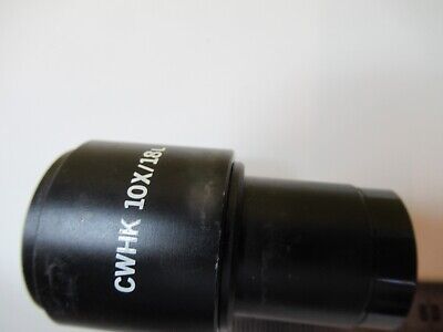 OLYMPUS JAPAN CWHX 10X/18L EYEPIECE MICROSCOPE OPTICS AS PICTURED &14-C-36