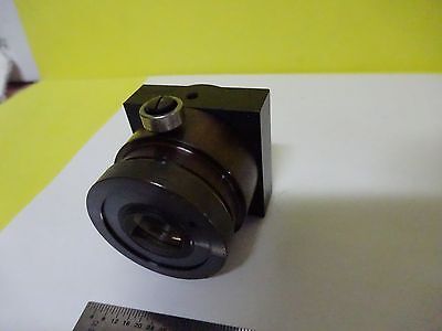 MICROSCOPE PART LEITZ GERMANY LENS BRASS MOUNTED OPTICS AS IS BIN#W6-17