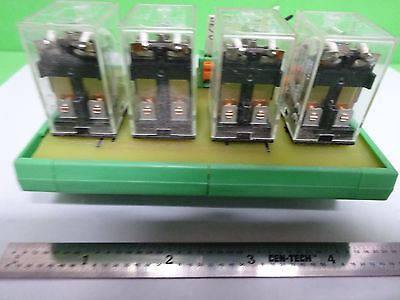 CONTROL SYSTEMS BOARD PHOENIX CONTACT WITH OMRON RELAYS LY2 AS IS BIN#72-70