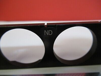 NIKON JAPAN ND FILTER SLIDE MICROSCOPE PART OPTICS AS PICTURED &4B-A-42