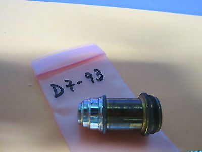 OPTICAL MICROSCOPE PART OBJECTIVE LEITZ GERMANY 7 VINTAGE OPTICS AS IS BIN#D7-93