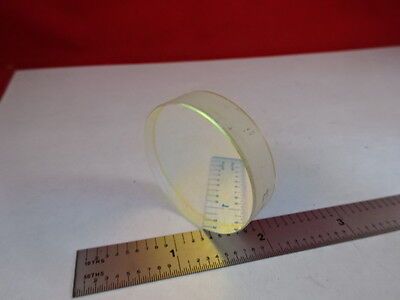 OPTICAL COATED LENS FILTER [goo in the back side] OPTICS AS IS &81-A-46