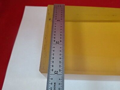 OPTICAL ZERODUR GLASS THICK BRICK LASER OPTICS INTERFEROMETER AS IS B#Q1-A-01