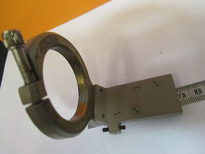 VICKERS UK ENGLAND CONDENSER STAGE HOLDER MICROSCOPE PART AS PICTURED P3-A-35