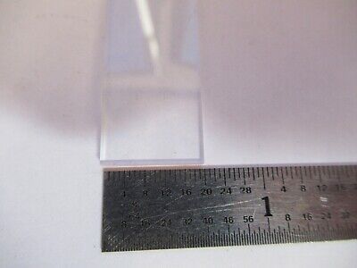 OPTICAL LONG BAR SHEET BK7 GLASS LASER OPTICS AS PICTURED &H6-A-18