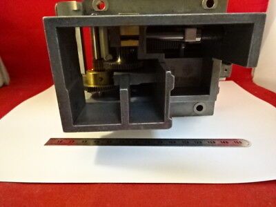 LEICA GERMANY DMR STAGE HOLDER ASSEMBLY MICROMETER MICROSCOPE PART &G6-FT-99