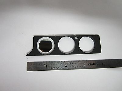 OPTICAL microscope part Nikon filter slide mbn12922 OPTICS AS IS BIN#B3-F-4