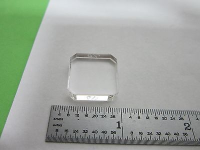 OPTICAL BK7 GLASS CHAMFERED BLOCK  PART LASER OPTICS #M3-04