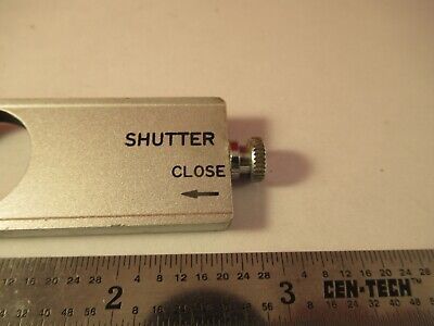 UNKNOWN MAKER SLIDE SHUTTER MICROSCOPE PART AS PICTURED &1E-B-50