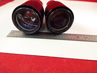 MICROSCOPE PART LOT PAIR EYEPIECE OCULAR JAPAN OPTICS AS IS #M4-B-11