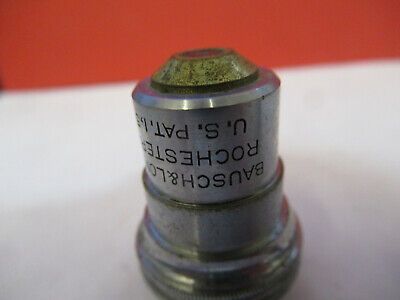 BAUSCH LOMB OBJECTIVE 10X DIVISIBLE OPTICS MICROSCOPE PART AS PICTURED &8Y-A-29