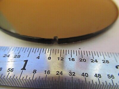 OPTICS LARGE POLARIZER LENS OPTICS MICROSCOPE PART AS PICTURED &5K-A-34